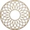 Ekena Millwork Cannes Wood Fretwork Pierced Ceiling Medallion, Hickory, 18"OD x 6 1/8"ID x 1/4"T CMWP18X18X0250CNHI - alternate 1